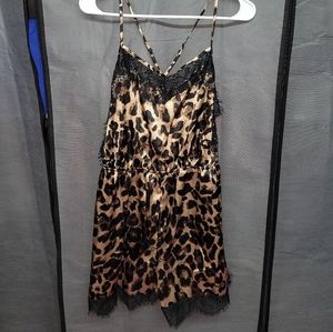 Leopard print lingerie